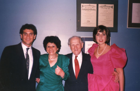 Nathan and Ernie Kornmehl with wives.
